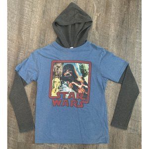 Star Wars Blue and Gray Hoodie